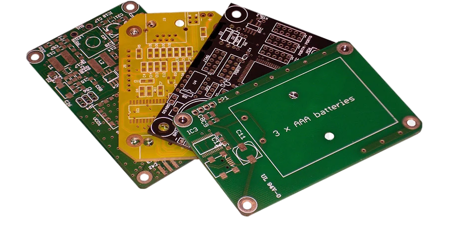 各種顏色的PCB電路板