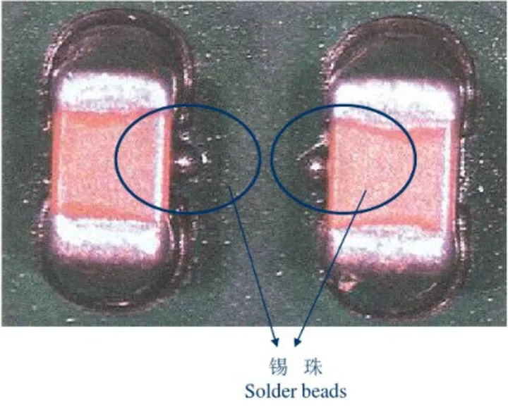 位于元器件腰部一側(cè)